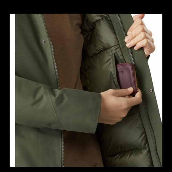 Arc'teryx outdoor navy green patera parka small wind rain and snow proof - Picture 2 of 14